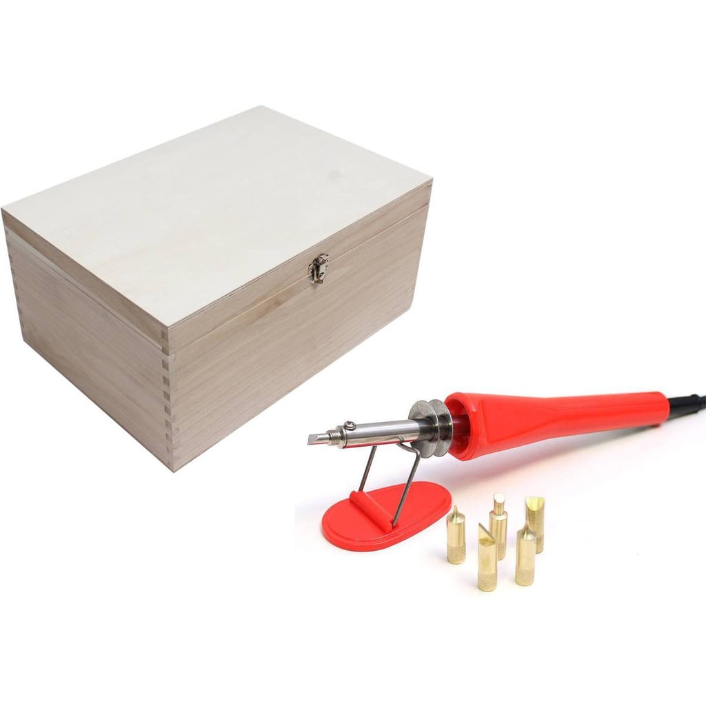 Hobbycraft Pyrography Tool and Wooden Box Bundle