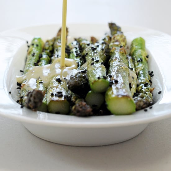 Asparagus With Sesame-Wasabi Dressing