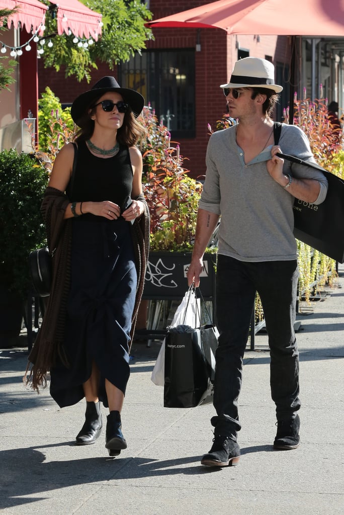 Ian Somerhalder and Nikki Reed in NYC October 2015