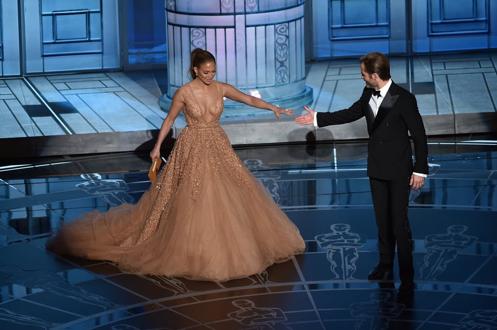 Jennifer Lopez and Chris Pine