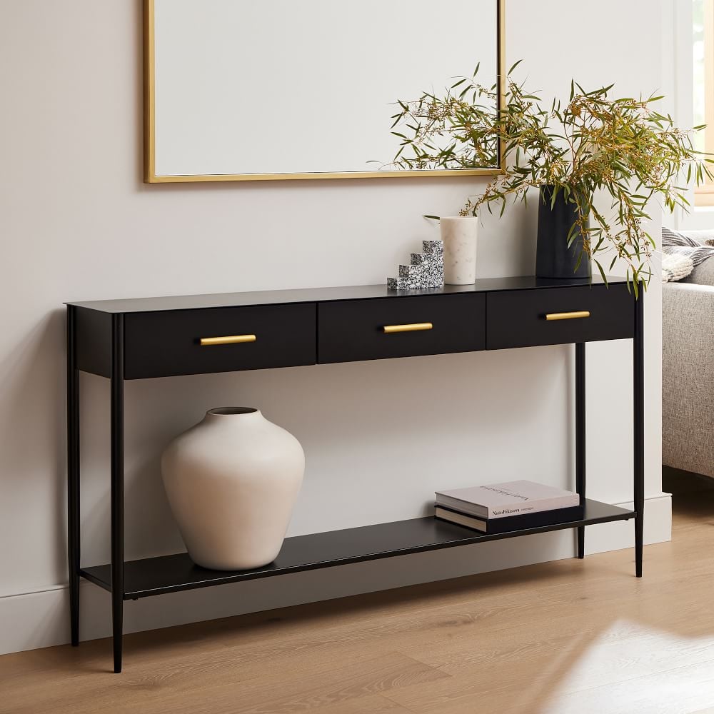 The Best Metal Entryway Table With Storage