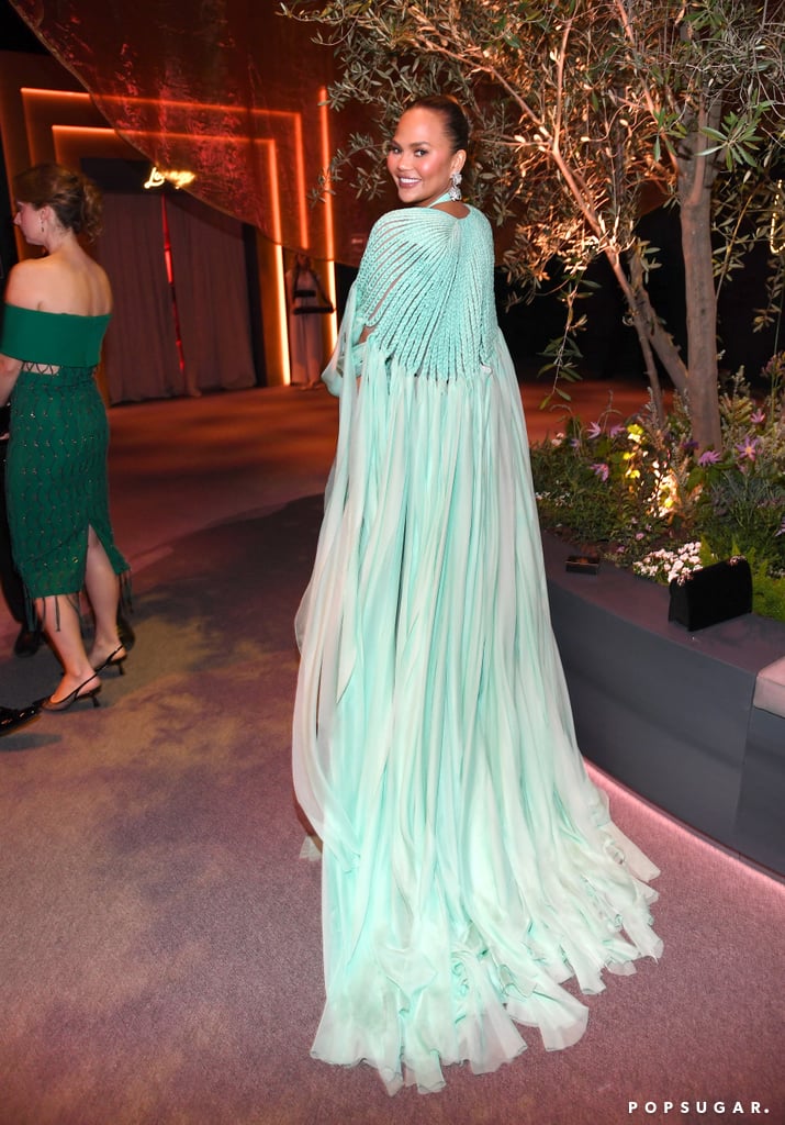 Chrissy Teigen at the Vanity Fair Oscars Afterparty