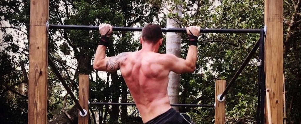 Marine Michael Eckert Doing Pull-Ups