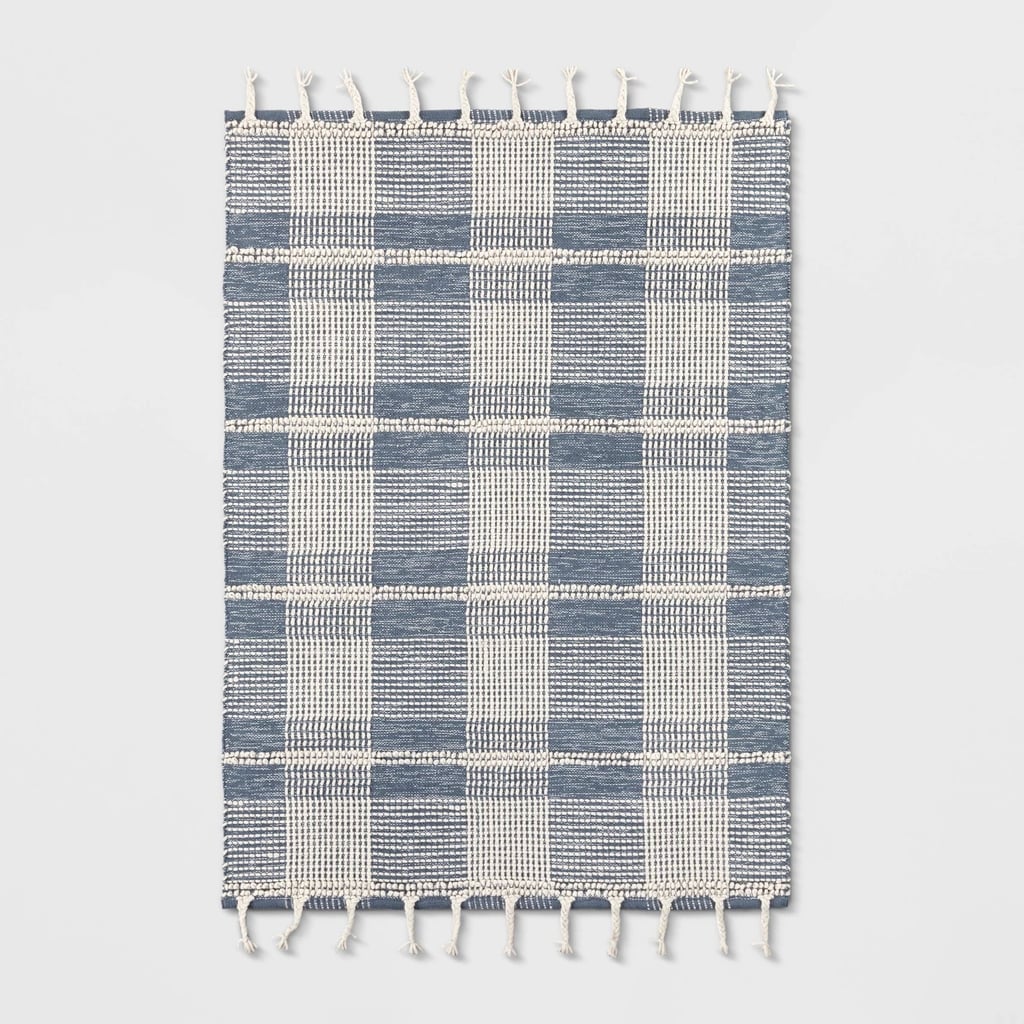 Plaid Woven Rug