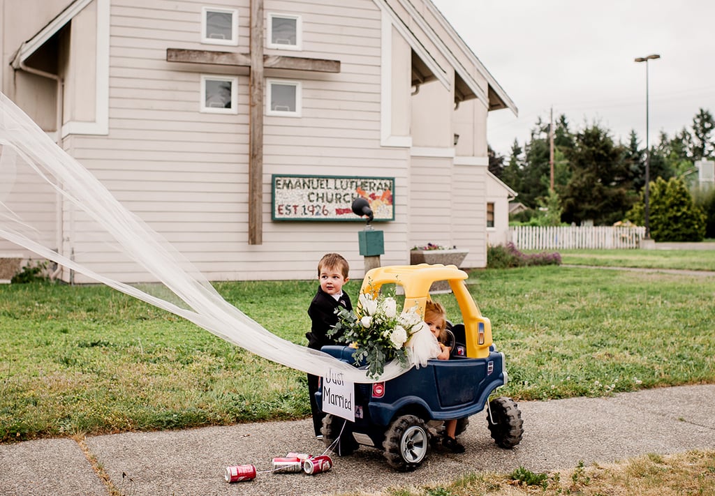 Little Boy's Adventures With Toy Car