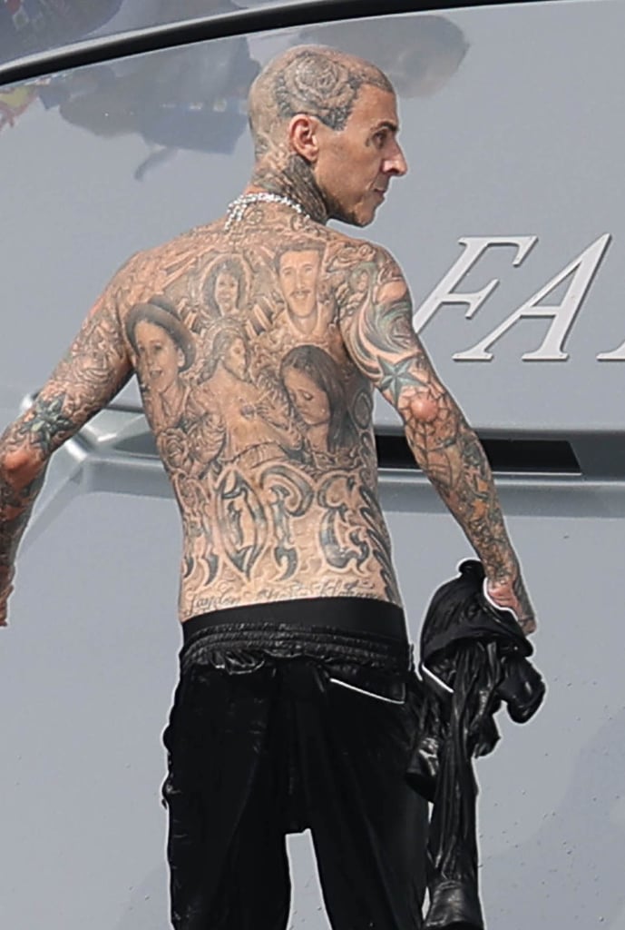 Travis Barker’s Back Tattoos