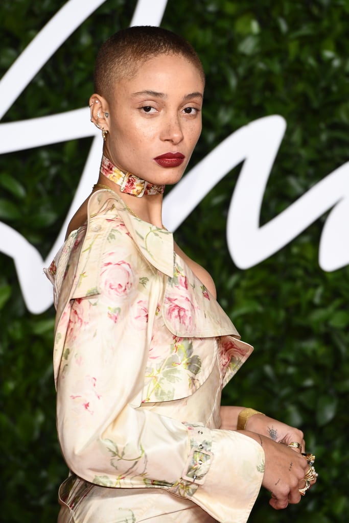 Adwoa Aboah at the British Fashion Awards 2019 in London