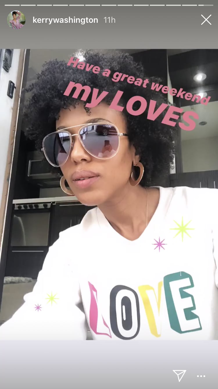 Kerry Washington in a POPSUGAR at Kohl's Sweatshirt