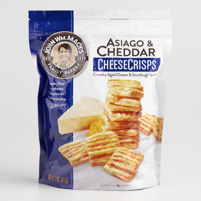 Macy's Asiago & Cheddar Cheese Crisps ($6)