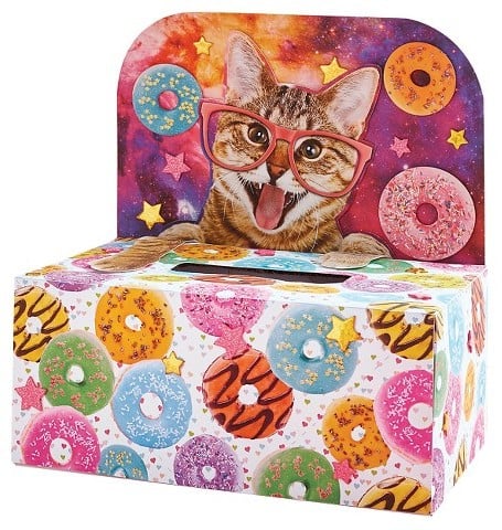 Donut Space Cat Valentine's Day Mailbox Decorating Kit
