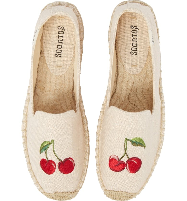 Soludos Cherries Embroidered Espadrille