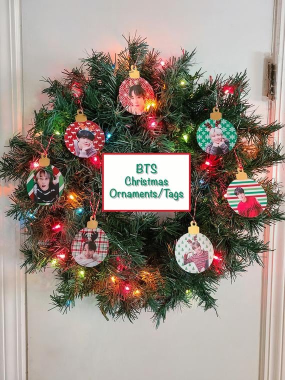 BTS Christmas Ornaments/Tags