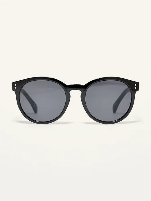 Old Navy Black Round-Frame Sunglasses