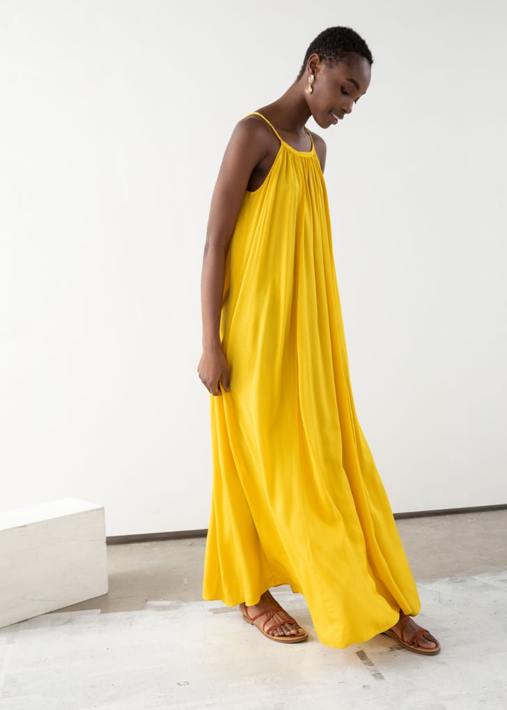 & Other Stories Rope Strap ALine Maxi Dress Best Wedding Guest