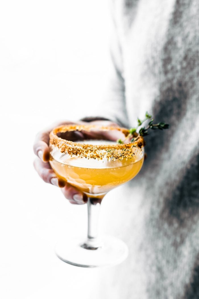 Honey Roasted Pear Sparkling Mocktail