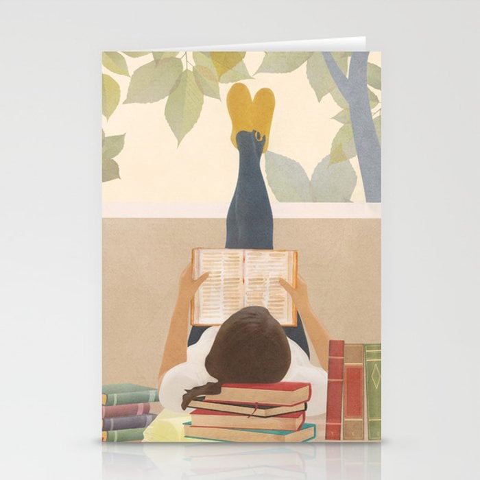 Bookworm Stationery Cards