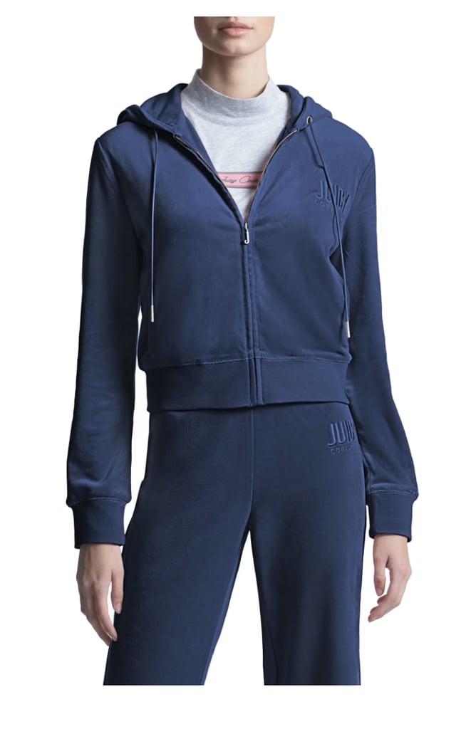 Juicy Couture Classic Logo Velour Hoodie