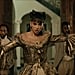 Dua Lipa Wears Gold Jean Paul Gaultier Corset in "Demeanor"