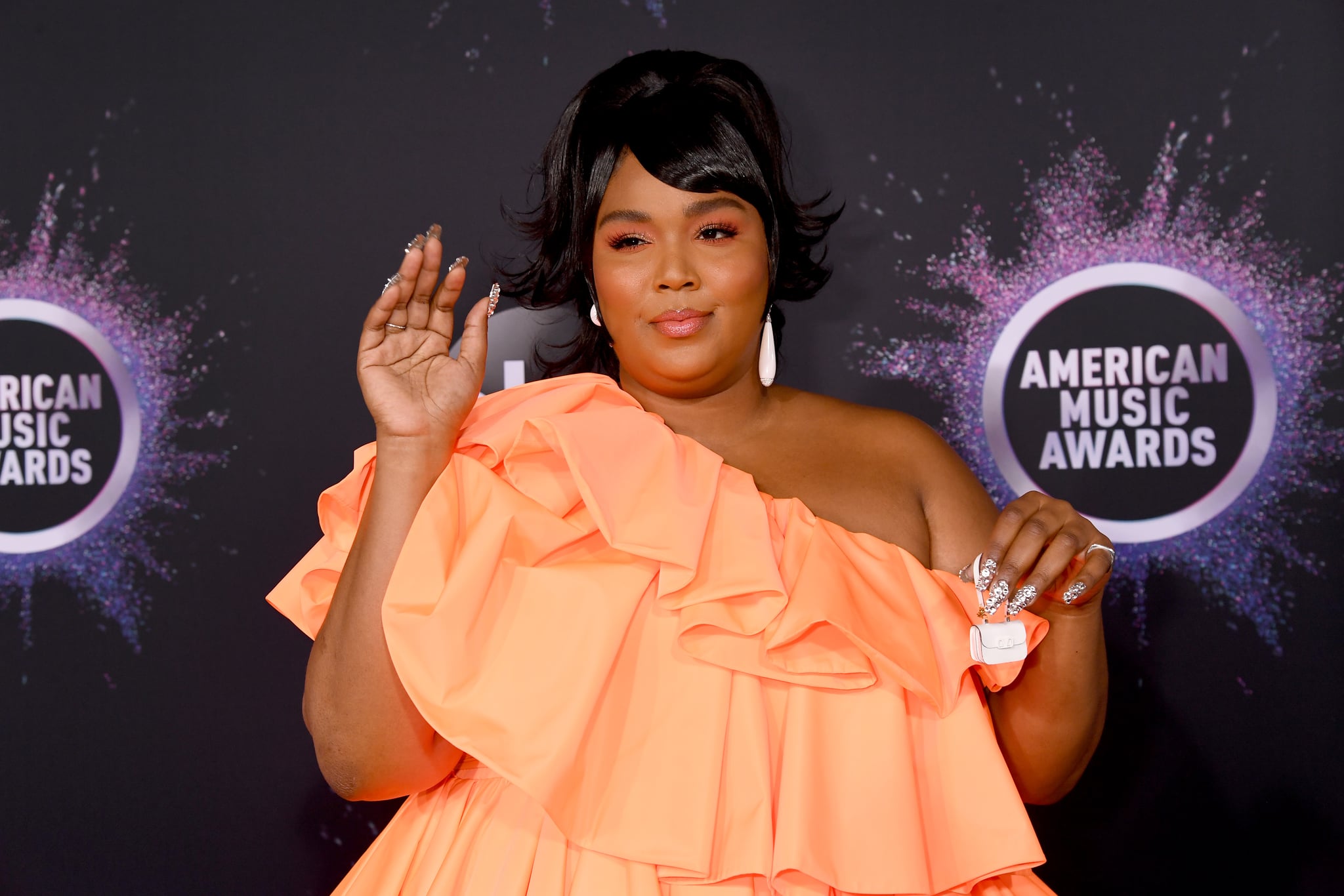 LOS ANGELES, CALIFORNIA - NOVEMBER 24: Lizzo attends the 2019 American Music Awards at Microsoft Theatre on November 24, 2019 in Los Angeles, California. (Photo by Jeff Kravitz/FilmMagic for dcp)