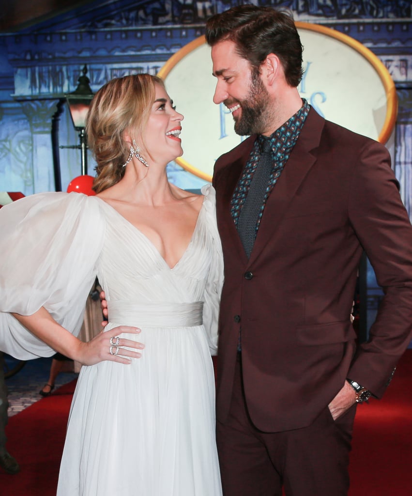 Emily Blunt and John Krasinski Mary Poppins Premiere Photos