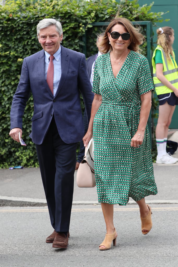 Carole Middleton's Green Dress at Wimbledon 2019 Carole Middleton's Green Dress at Wimbledon 2019