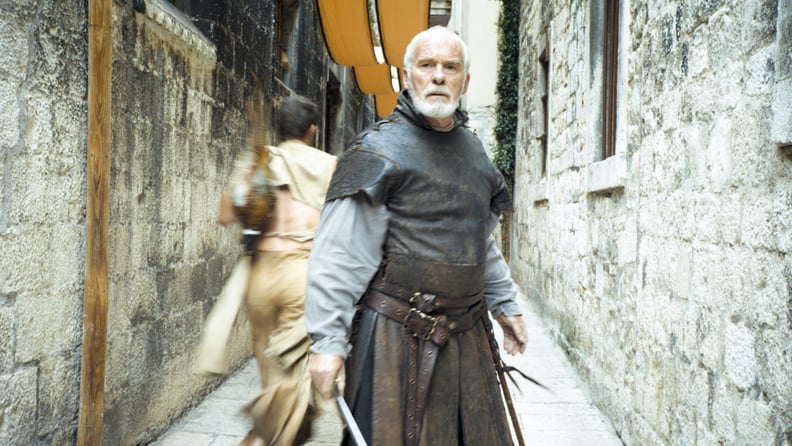 Ser Barristan Selmy trying to protect Mereen.