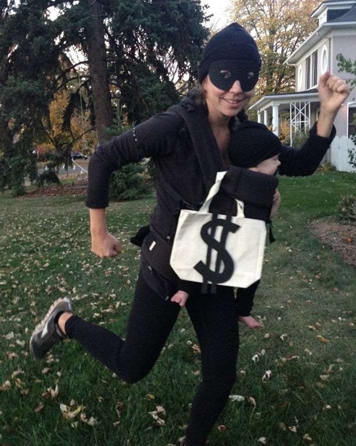 baby money bag costume