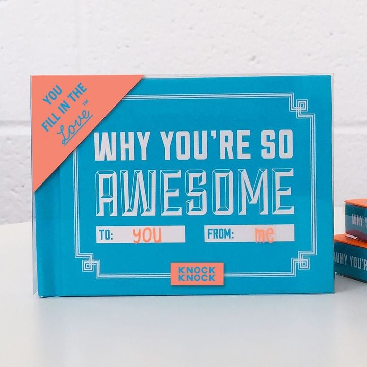 Knock Knock Why You're So Awesome Journal ($10)