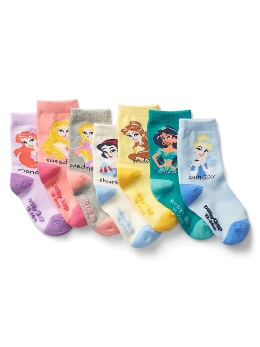 BabyGap Disney Princess Day-of-the-Week Socks