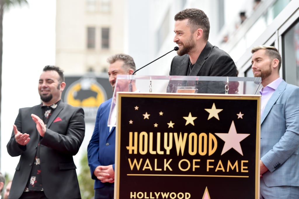 NSYNC Reunion at Hollywood Walk of Fame Ceremony April 2018