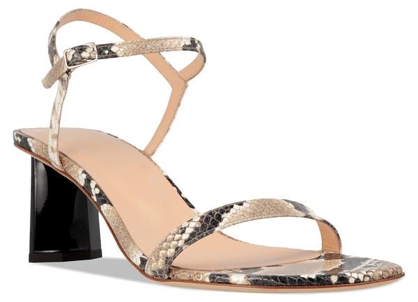 By Far Magnolia Snake Print Leather