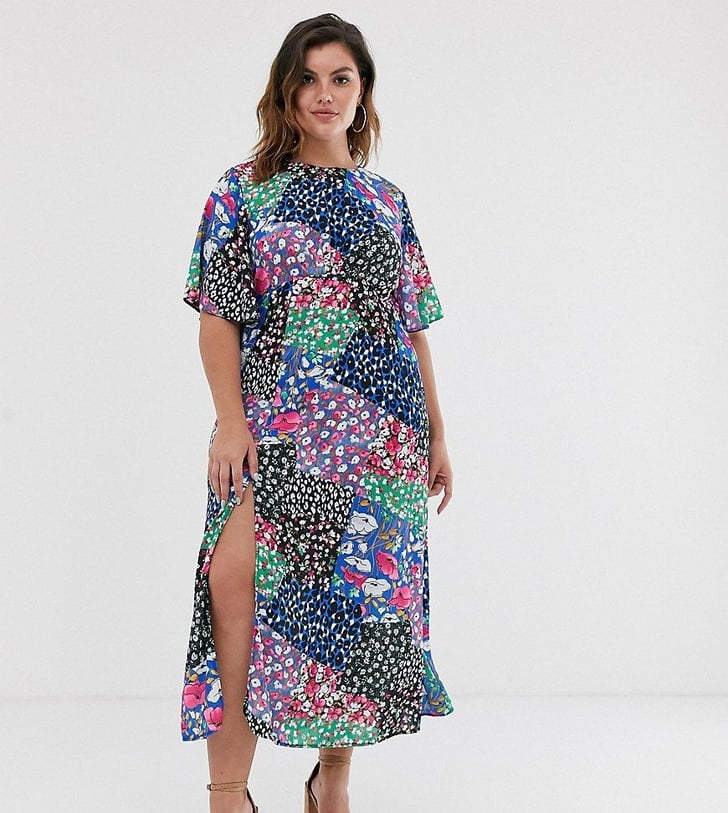 John Zack Plus Scarf Print Midaxi Dress in Multi Print | Fall Fashion ...