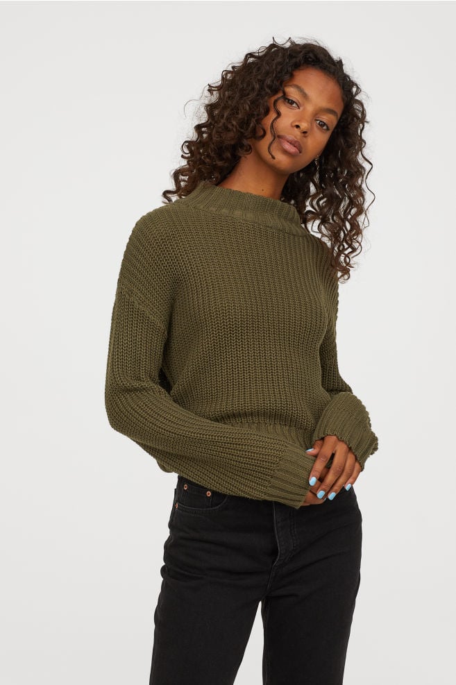 H&M Knit Sweater Best Fall Sweaters From H&M 2018 POPSUGAR Fashion