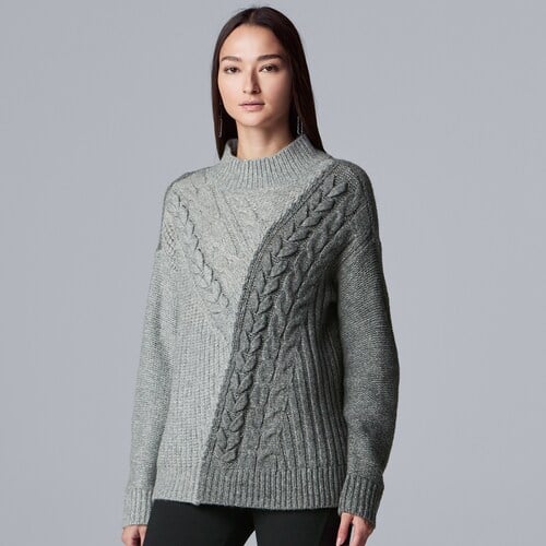 Simply Vera Vera Wang Colour Block Sweater