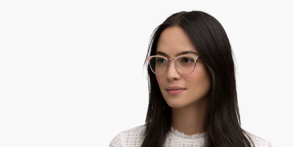 Warby Parker Blair Eyeglasses in Rose Gold