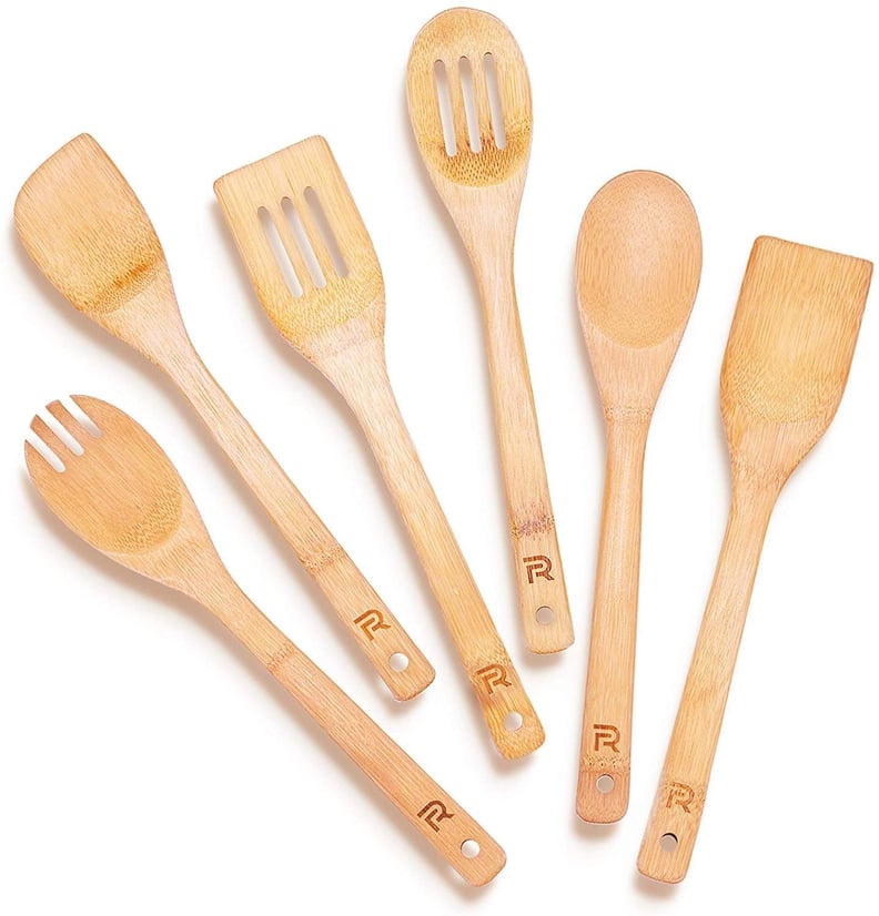 Riveira 6-Piece Bamboo Utensil Set