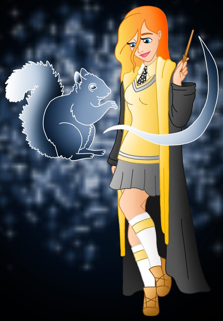 Giselle as Hufflepuff