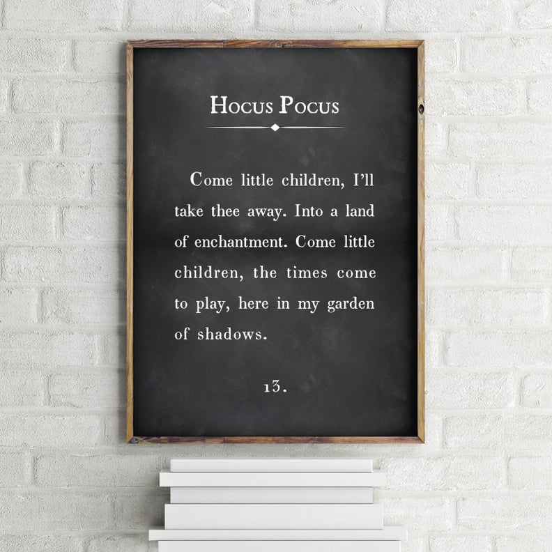 Hocus Pocus Printable Wall Art