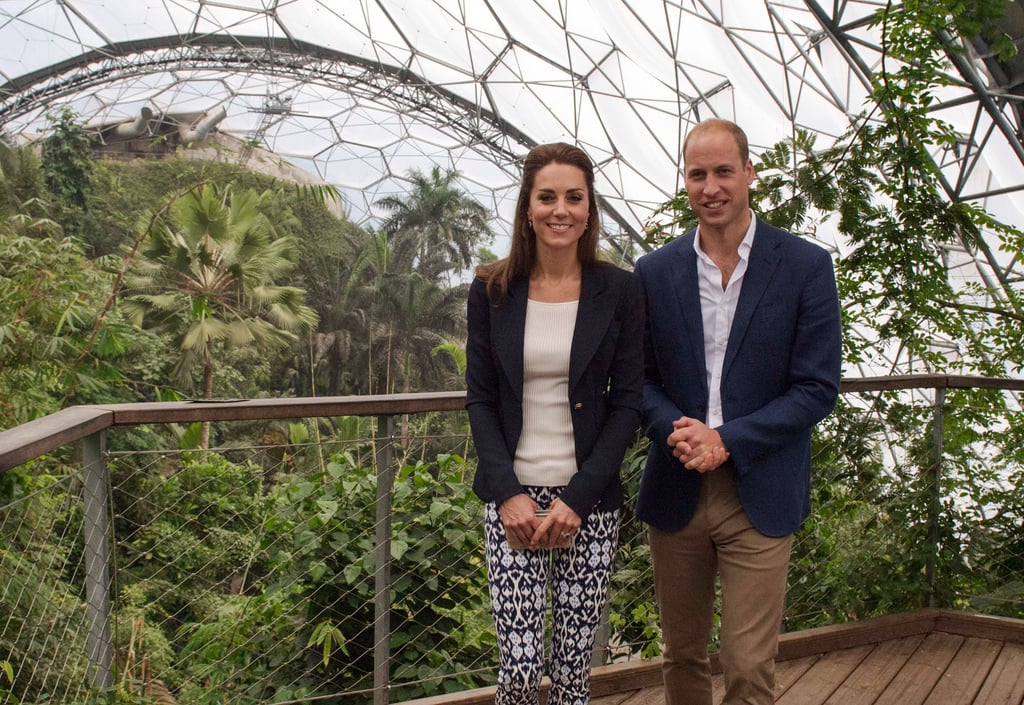 Kate Middleton Wears Gap Printed Pants September 2016
