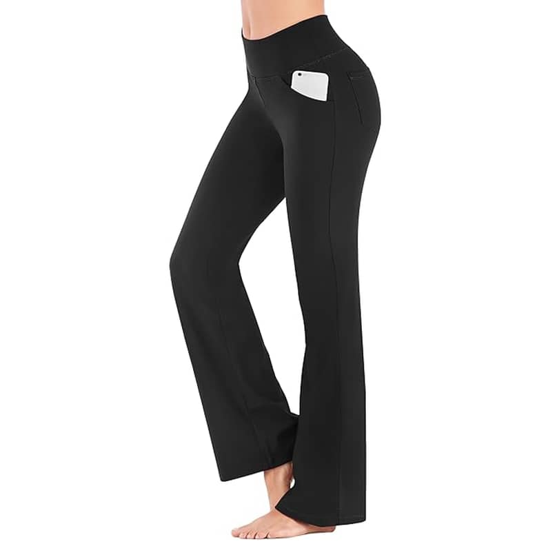 2023 Pants Women Yoga Pants With Pockets For Women Flare Leggings Bootcut  Thermal Pants For Winter From Li19830608, $19.46
