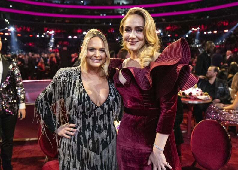 Adele and Miranda Lambert at the 2023 Grammys