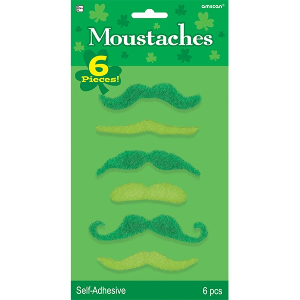 St. Patrick's Day mustaches ($4)