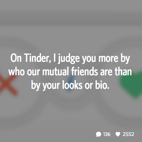 File under: Tinder problems.