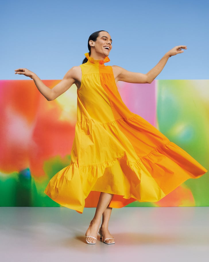 Christopher John Rogers For Target Sleeveless Ruffle TwoTone Tiered