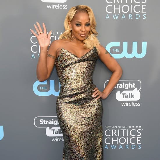 Mary J. Blige at the 2018 Critics' Choice Awards