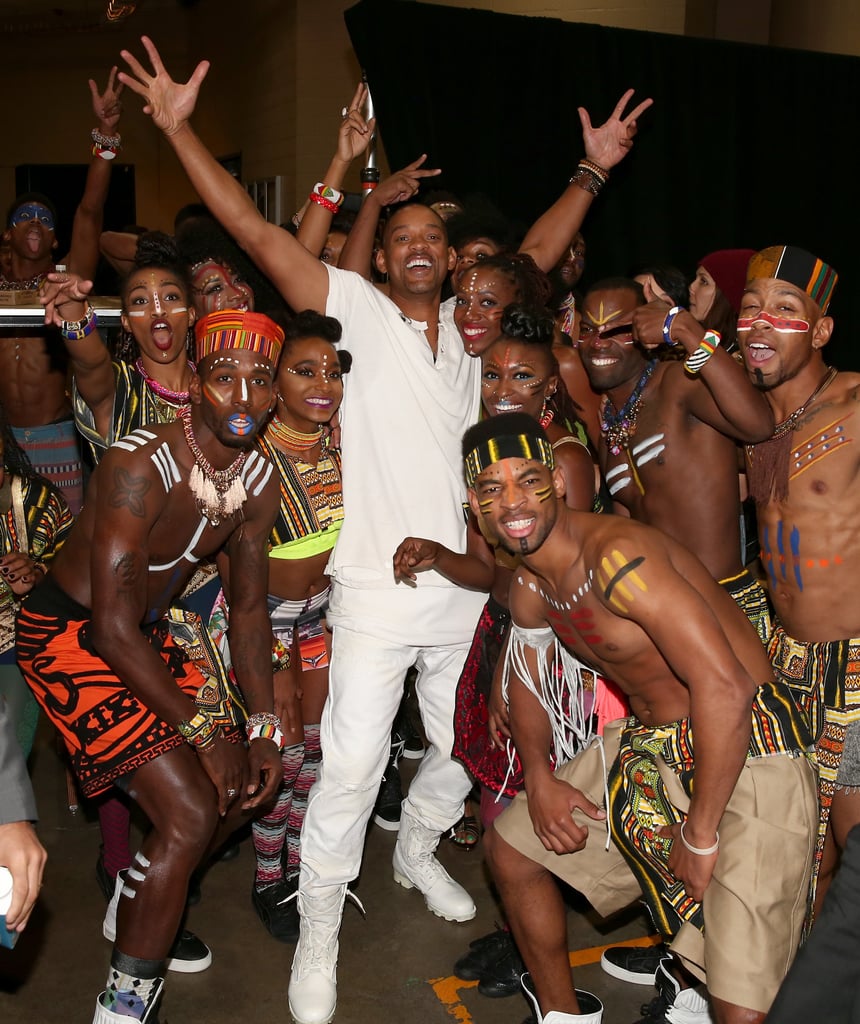 Will and Jada Pinkett Smith at the 2015 Latin Grammys