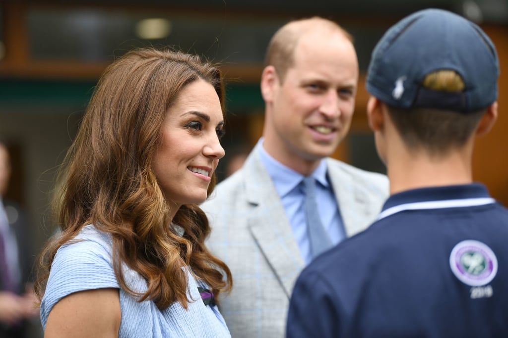 Kate Middleton Blue Dress at Wimbledon 2019