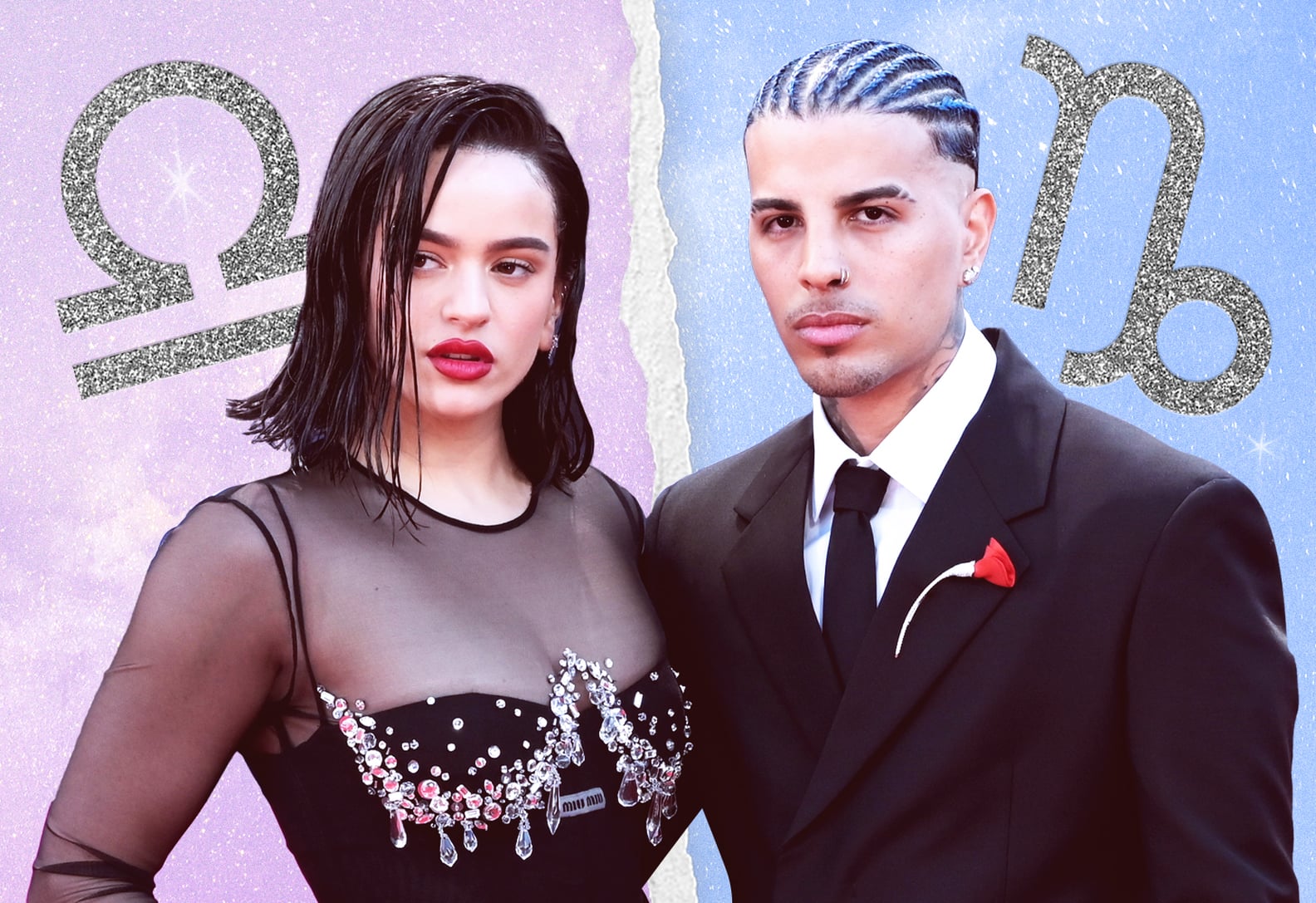 Astrology Explains Rauw Alejandro and Rosalía's Split PS Celebrity