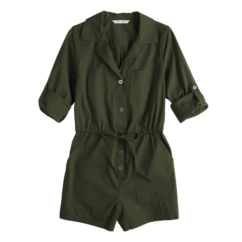 Long Sleeve Romper in Deep Depths