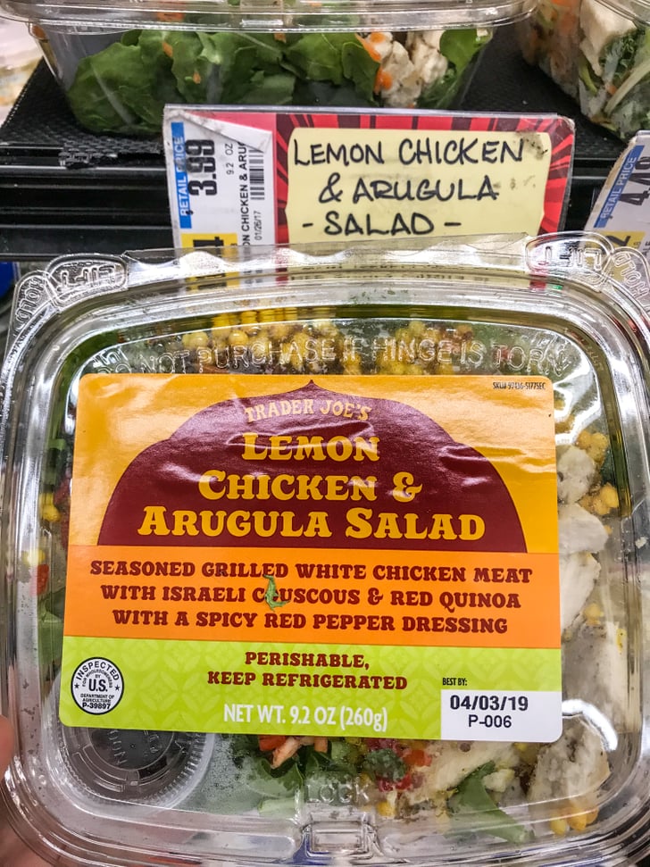 Lemon Chicken & Arugula Salad (4) Best Trader Joe's Salads 2019